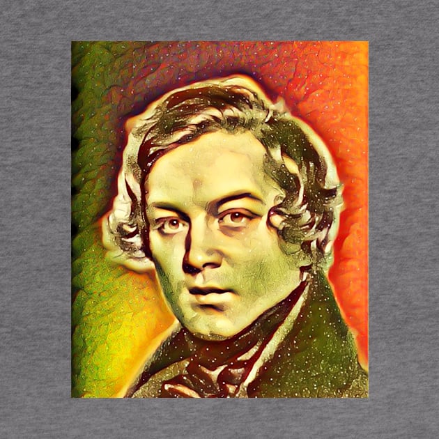 Robert Schumann Snow Portrait | Robert Schumann Artwork 14 by JustLit